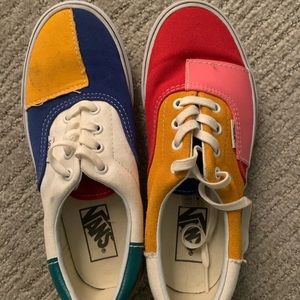Colorful vans, mens 5.5.